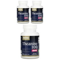 재로우 테아닌 100mg 베지 캡, 60개입, 3개