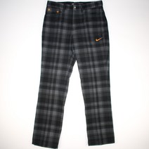 605.나이키 골프 체크패턴 스포츠 일자바지/정품/남성