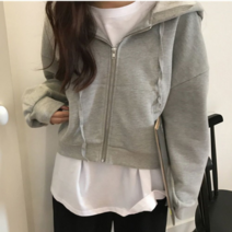 셀러허브 여성패션 [오노마] ONM 메이비굿 여자옷 여성트레이닝 미니 베이직 후드집업