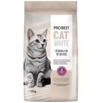 라이브잇 프로베스트 캣 화이트 올라이프 건식사료, 5개, 10kg, 오리
