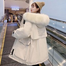 춘추 겨울 여성 야상 점퍼 패딩 웰론 미디롱 후드 아우터CQDMF19