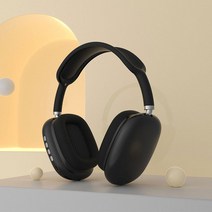 P9 블루투스 헤드셋 무선 스테레오 스마트 노이즈 캔슬링 스포츠, 검은색