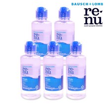 리뉴 후레쉬 렌즈 세정액, 120ml, 5개