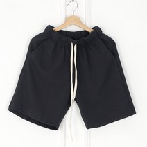 NOB 쥐색 남성 무지 컬러풀 여름 면 반바지