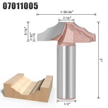 합판재단 목재합판 나무 원목 합판 12.7MM Shank-1PCS cnc 단단한 초경 MDF 합판 목공 라우터 비트 트리머, 02 No.1
