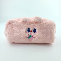 뽀글이 몽실펫 필통, 핑크