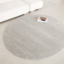 옴므 벨기에산 코지 솔리드 원형 러그카페트 3color (160cm원형)