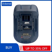 전동공구 블랙 & 데커/포터 케이블/스탠리 20V 리튬 배터리 용 O기계ered 컨버터 어댑터 BPS18M 변환 마키, 한개옵션0