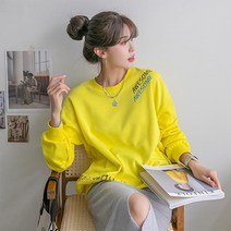 [나크21] (55~120) 레터링 포인트 맨투맨 KO21-T-18