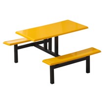 야외 일체형 테이블 편의점 마트 식당 업소 펜션, 4인용 멜라민보드 실내전용