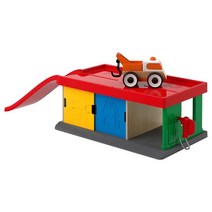 이케아 릴라보 차고+장난감견인차 56x21x14cm