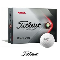 타이틀리스트 PRO V1X 1to4 골프공, 화이트