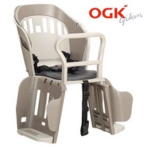 OGK RBC019 포폴라 차콜 자전거 유아안장, 핑크 - M, 그레이지