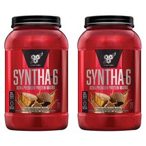 비에스엔 신타-6 프로틴 파우더 드링크 믹스 단백질 보충제 초콜렛 피넛 버터, 2개, 1.32kg