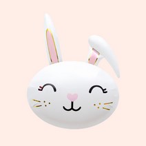 [예쁨주의지호] AM_대형 동물풍선 모음 / 돼지/강아지/병아리/팬더/냐옹이/오리/곰돌이, AM_대형 하트코 토끼 풍선_화이트