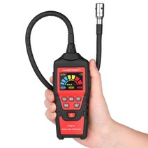 lpg가스 누설 측정기 휴대용 가스검지기 새로운 누출 감지기 habotest ht601a 가연성 가연성 천연 누출 위치 측정기 분석기 사운드 알람 결정, 빨간색과 검은색