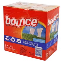 바운스 아웃도어후레시 드라이시트 섬유유연제 본품 160p, 160매, 6개