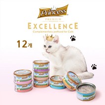 프린세스 고양이 주식캔 70g, 퍼시픽 튜나 70g x 12개