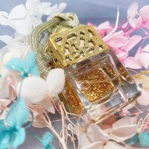 1 + 1 차량용 반짝 반짝 글리터 디퓨져 ( 글리터 랜덤 ) 자동차 방향제, 12ml롱우드사각, 샌달우드&머스크