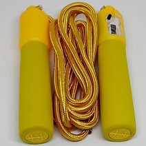 PGM1*^몰Premium 초경량 자동카운터 줄넘기 인공지능 유산소 다용도 헬스 운동 가정용 학생 어른^*1췤pgm, *^^옵션*^옐로우