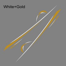 자동차 스티커 르노 마스터 메신저 닛산 NV400 인터스타 오펠 복스 홀 모바노 캠퍼 밴 모터홈 튜닝 액세서리, [12] White Gold, [02] L2, 1개