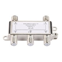 5-2400MHz 4 웨이 HD 디지털 동축 케이블 스플리터 4 채널 위성/안테나 TV 신호 분배기 SATV/CATV, A_1