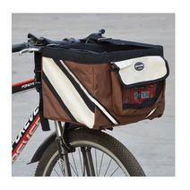 자전거 강아지캐리어 바구니 애견 캐리어 이동 가방 펫가방 반려견 고급, 블루