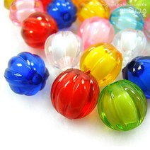 아크릴구슬 호박 10mm/모양구슬/솔로몬샵구슬/실꿰기구슬/장식구슬/팔찌만들기/목걸이만들기, 호박 10mm (약 80개)