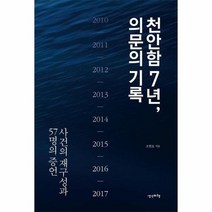천안함 7년 의문의 기록, 상품명
