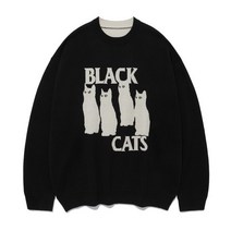 비바스튜디오 BLACK CAT KNIT [BLACK]