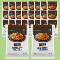 청정원 집으로ON 팔선생 해물볶음밥 230g x12개, 상세페이지 참조