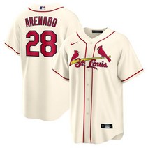 [해외] 나이키 저지 유니폼 MLB 놀란 아레나도 세인트루이스 카디널스 얼터네이트 플레이어 저지 크림 894940