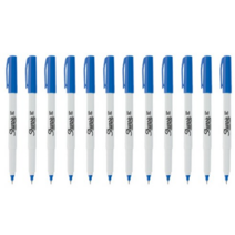 샤피 울트라 파인 네임펜, 12개, 블루