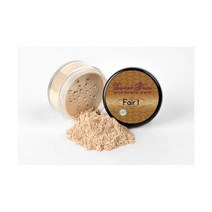 페어 1 파운데이션 미네랄 메이크업 매트 항아리 맨살 시어 파우더 커버, 5 gram Sample Size Jar
