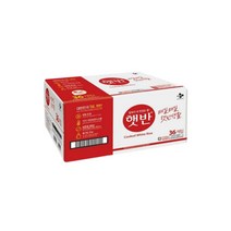 CJ제일제당 햇반 백미밥 205g, 36개