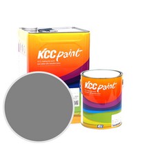 KCC속건방청하도 회색(N) 4L-시공면적 20제곱미터 / 철재 철계단 철문 컨테이너 하우스 녹막이 녹방지 하도 프라이머