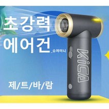 초강력 에어건 미니 고압 제트팬 캠핑 휴대 경량, 2세대 - 에메랄드그린(풍속 20M/S)