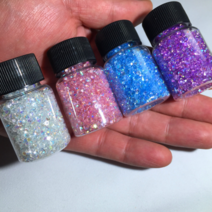 ab 다이아 투명 큐빅 파츠 3mm 20ml 5색 세트 레진공예 쉐이커 파츠 네일아트