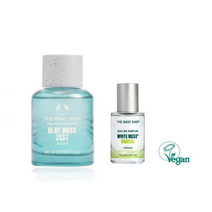 더바디샵 블루 머스크 제스트 오 드 뚜왈렛60ml+화이트 머스크 래디칼 오 드 퍼퓸15ml[신세계의정부점]