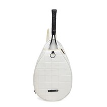 미리미터 스포츠 배드민턴 테니스 스쿼시 라켓 가방 슬링백 백팩, 화이트