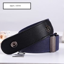 노버클 프리벨트 스판 허리띠 매직 벨트 버클없는벨트 무압박 노버클벨트 혁띠 허리끈 자동벨트 고무줄 청바지 캐주얼 요대 중학생 고등학생 교복 네이비