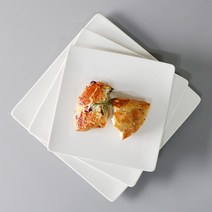 도톰 사각 접시 5size, 화이트