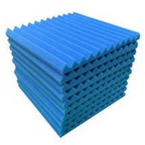 흡음판 흡음 보드 차음재 흡음재 삼각형 어쿠스틱 폼 패널 스튜디오 방음 패딩 코튼 팩, Blue