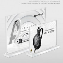 아크릴 가림막 칸막이 책상 테이블 비말차단 B타입, 세로 A5