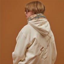 꼼파뇨 [기모] Geppetto 자수 후드 크림 - 1 126935