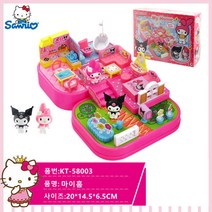 ulee 산리오 헬로키티 쿠로미 소꼽놀이세트 장난감 여아 역할놀이 선물 생일, 마이홈