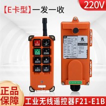 크레인 원격 제어 컨트롤러 호이스트 원치 무선리모컨, 모델 C 220V