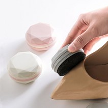 외출 광택 구두스펀지 가죽 신발 브러쉬 구두클리너, 1개