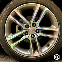 쏘나타 DN8 LF YF 뉴라이즈 하이브리드 터보 16인치 17인치 18인치 19인치 N라인 센슈어스 휠스티커 홀로그램 스티커 휠마스크, LF 쏘나타 / 18인치 (뉴라이즈)