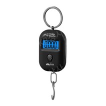 미니 휴대용 전자 저울 25kg 고정밀 가정용 스프링 고리형 저울, 블랙 25kg